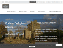 Tablet Screenshot of crichtonchurch.com